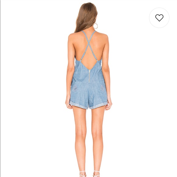 Beach Riot Pants - Nwt beach riot bayside denim romper